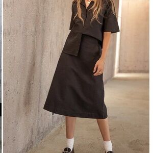 Bohme MALLORY TEXTURED BUTTON UP SET